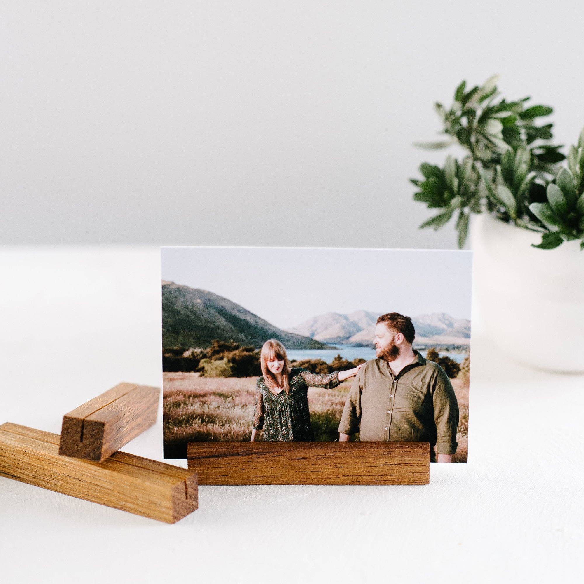 In the Daylight - Vente Cadre photo avec pied - Petit support photo rectangulaire en bois6