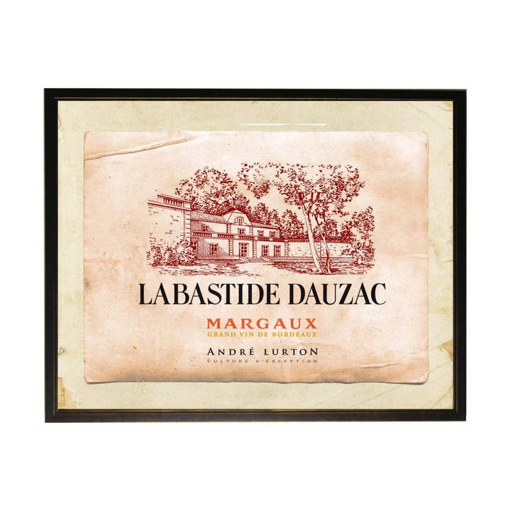 Labastide Dauzac Wine Label for wholesale by Antique Curiosities Inc