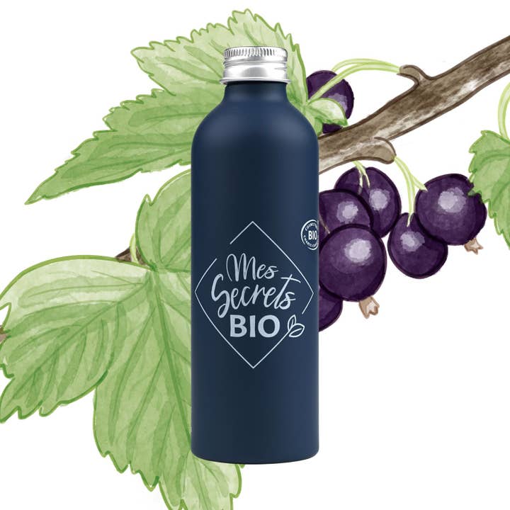 Eau de cassis bio - 200 ml pour la vente par MES SECRETS BIO