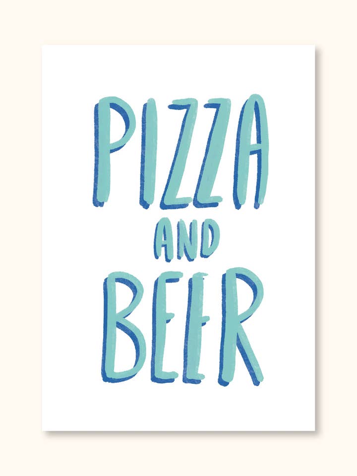 Pizza & Beer for wholesale by Palm House Studio