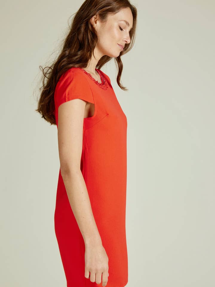 Andy & Lucy - Wholesale Dress - Women's - Royalist - V-back and lace short dress16