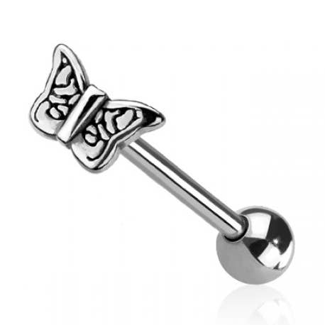 MANCUERNA PARA LENGUA BUTTERFLY DE ACERO QUIRÚRGICO 316L para venta al por mayor de CRAVE