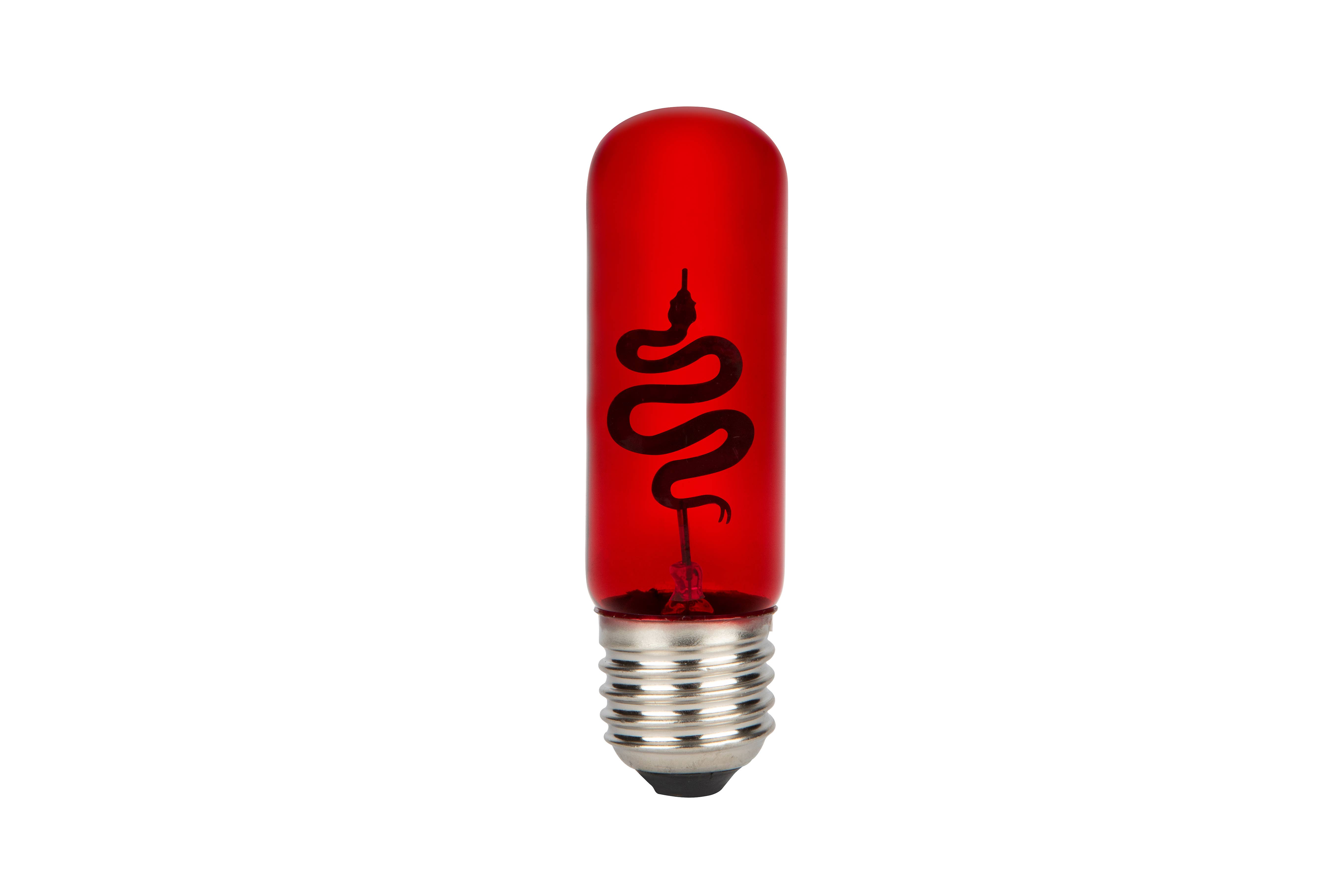 Nocturna - Wholesale Light Bulb/Puck - Red Snake light bulb | Neon night light E272