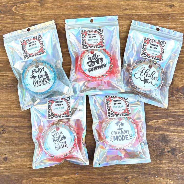 Collection Été de Désodorisants de Voiture en Gros - VIE DE PLAGE pour la vente par Southern Miss Tx