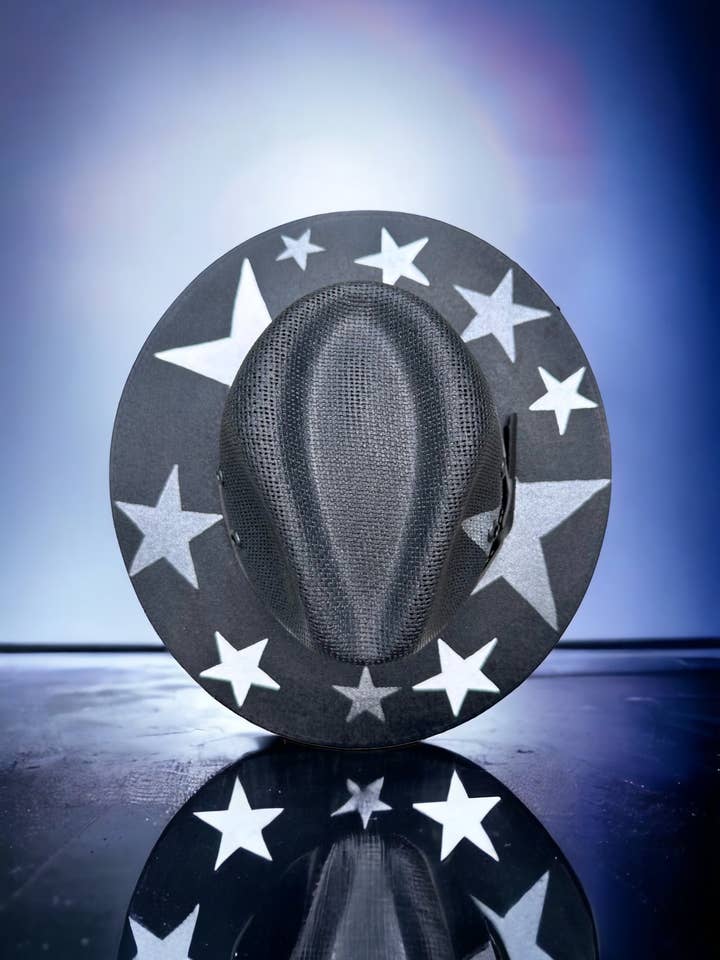 Cappello in tela di juta verniciata Night Sky per la vendita all'ingrosso da parte di Bella Soul