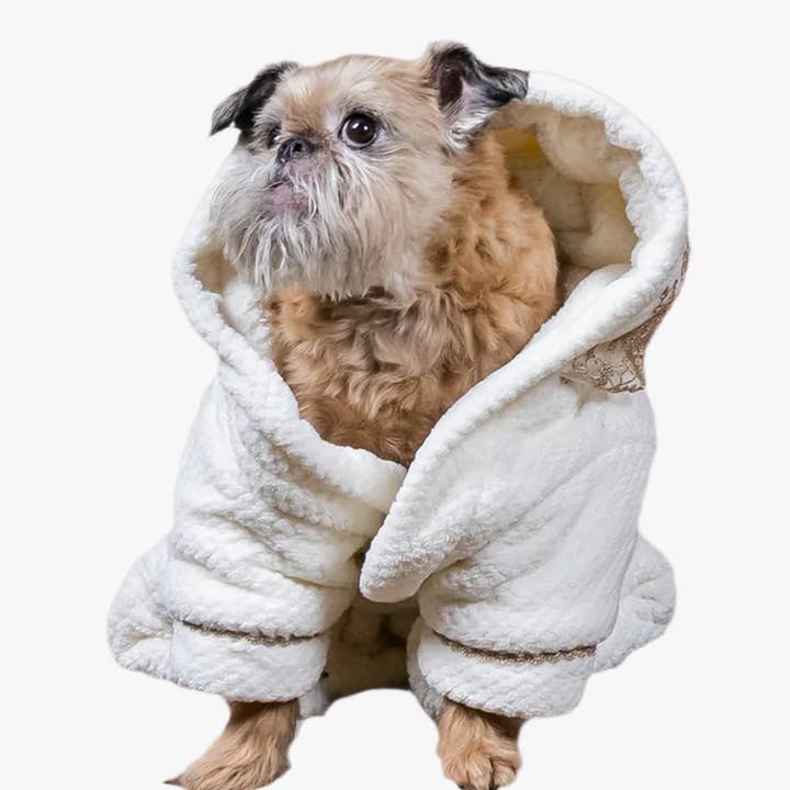 Bunny Bathrobe - Ivory for wholesale by PEBOT