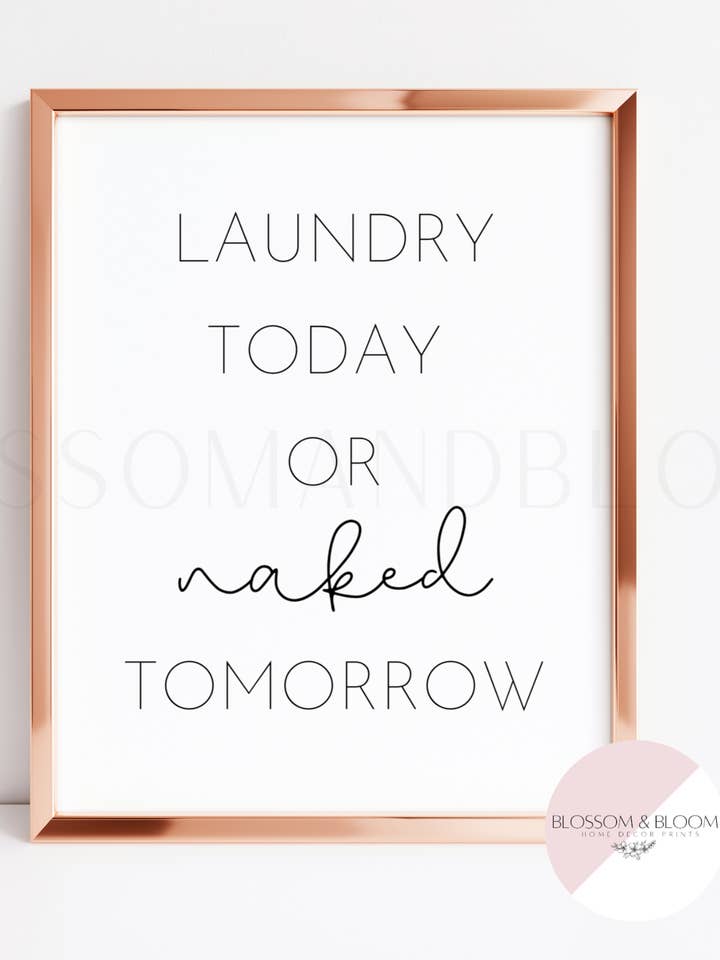 Tvätt idag, eller naken imorgon för wholesale av Blossom & Bloom