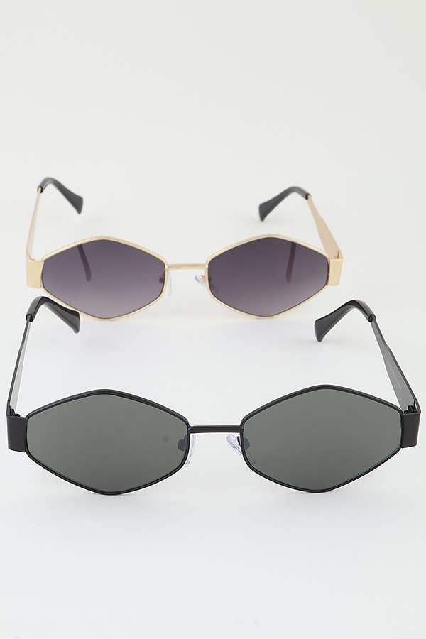 MIX Modern Geometric Diamond Sunglasses for wholesale on Faire3