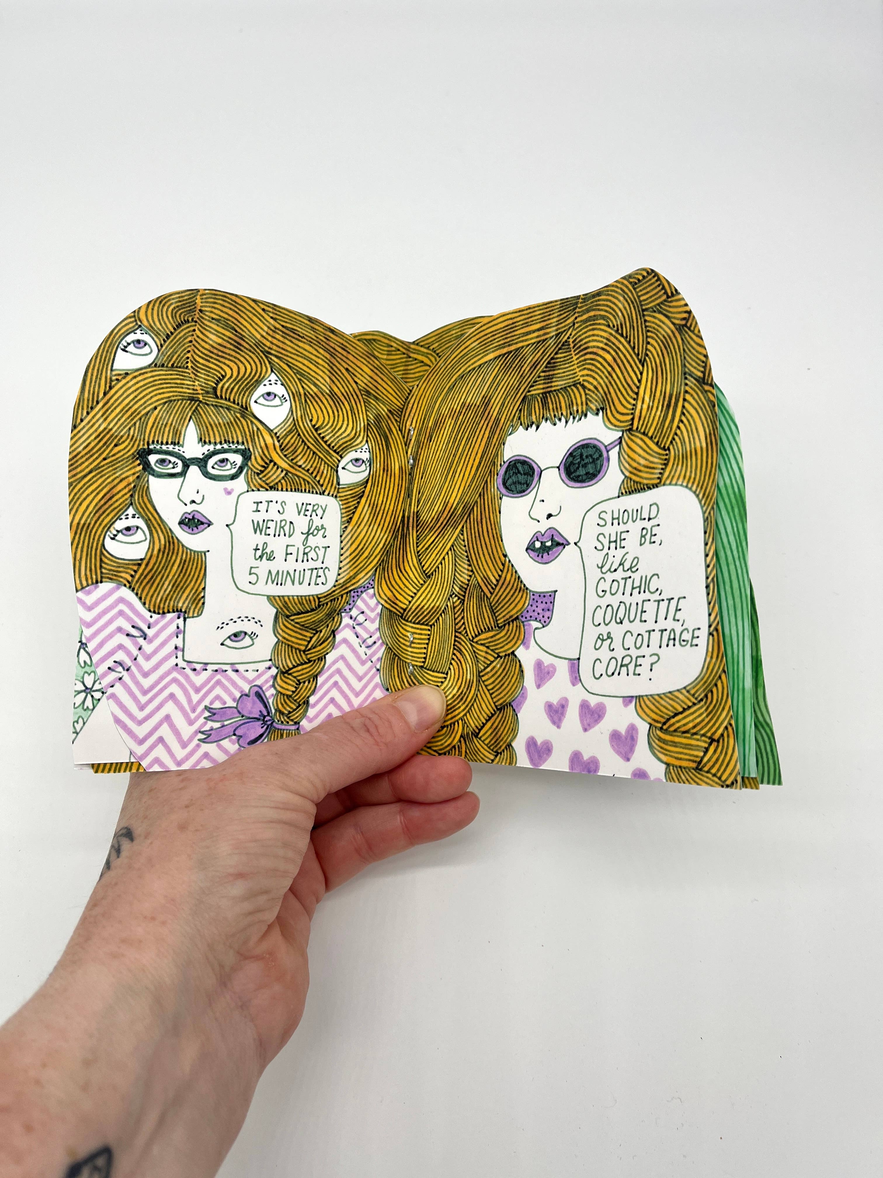 Erika Rier - Wholesale Crafts, Hobbies & DIY - Summer Camp - Hand-cut Illustrated Mini Zine4