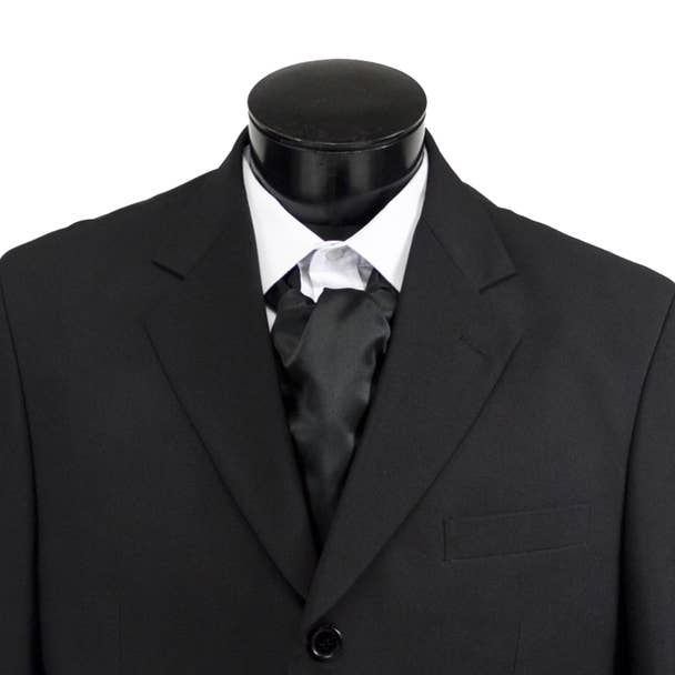 Selini New York - Wholesale Necktie – Men’s - Solid Satin Poly Ascot24