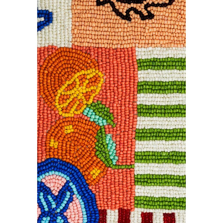 America & Beyond - Wholesale Shoulder Bag - Women's - Sun & Sea Beaded Shoulder Bag1