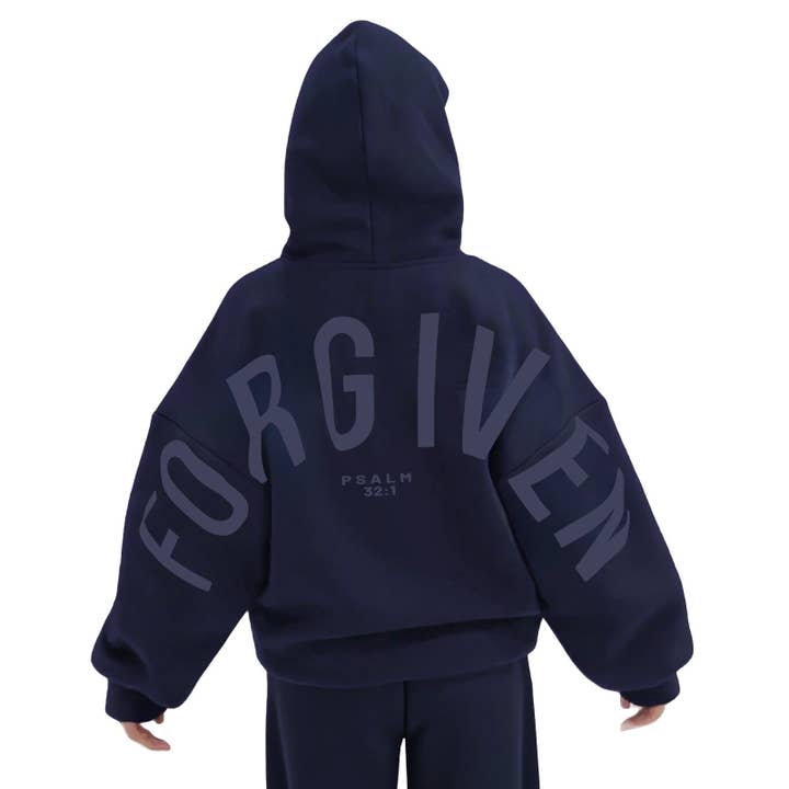 Rosa Clothing - Wholesale Hoodie - Women's - FORGIVEN Printed Oversized Hooded Sweatshirt2