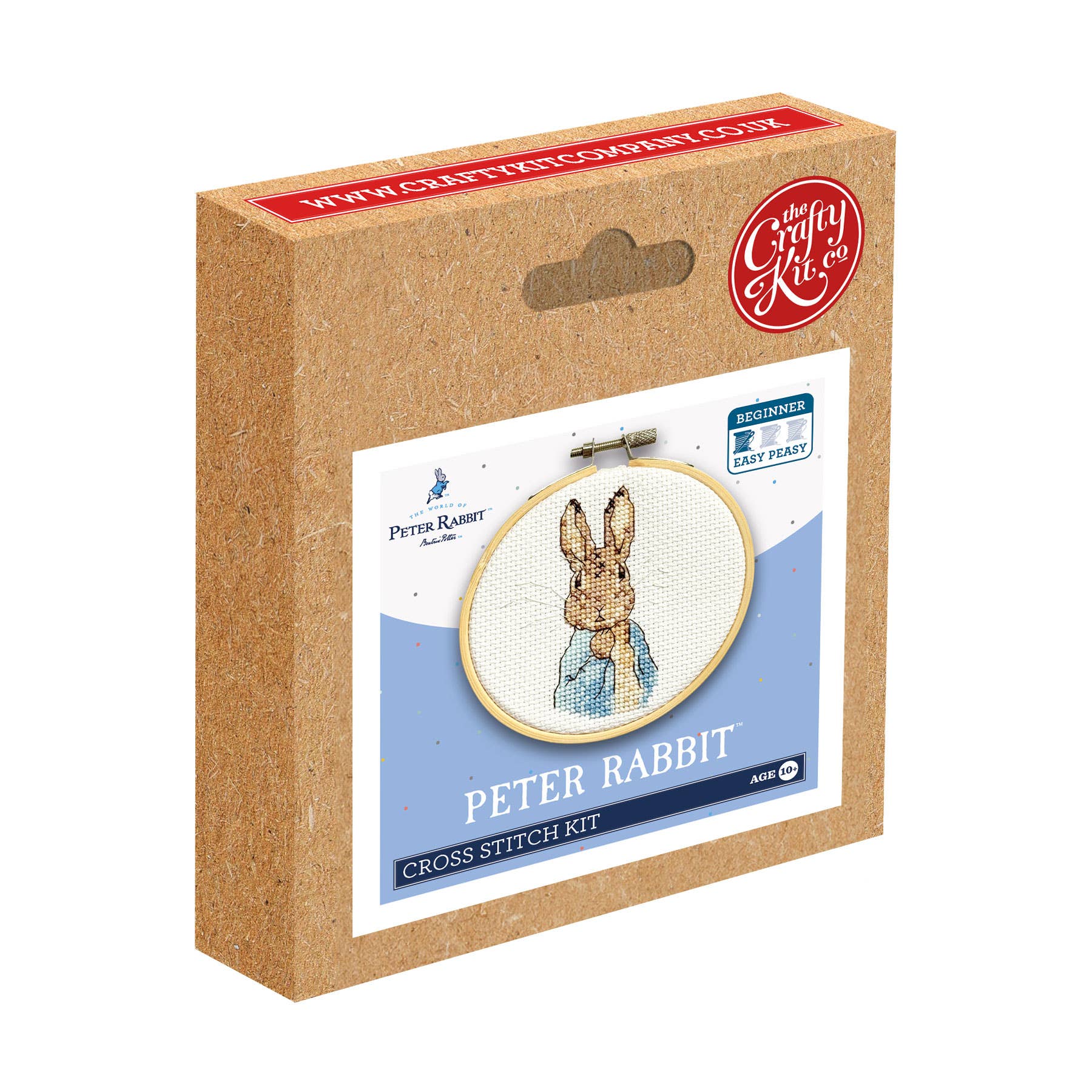 The Crafty Kit Company - Wholesale Embroidery/Cross Stitch Supplies - Beatrix Potter - Peter Rabbit Mini Cross Stitch Kit2