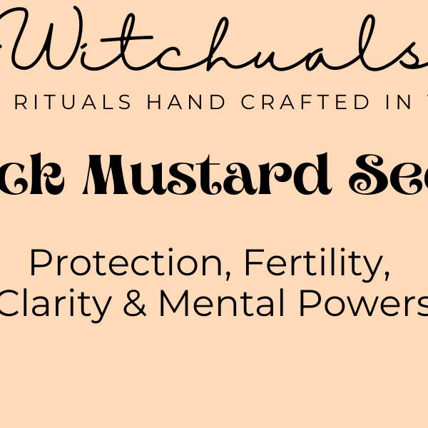 Black Mustard Seeds for wholesale by Witchuals - Rituals & Spellwork Apothecary