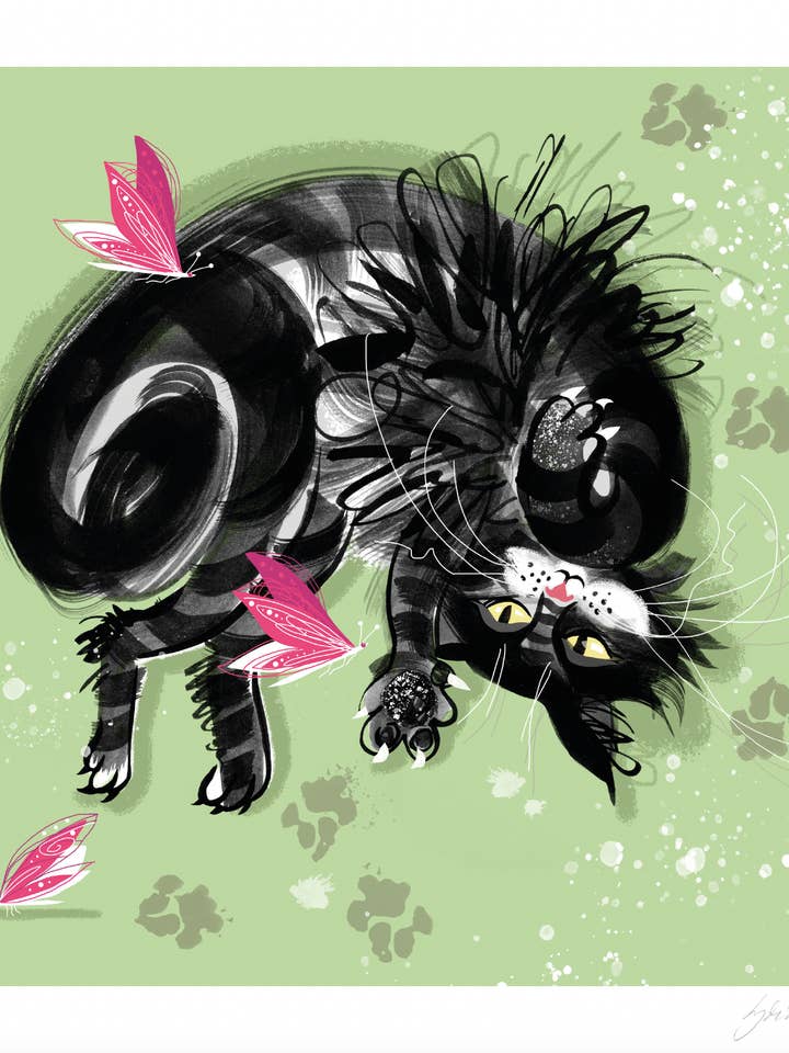 ART PRINT – Molly mudd / Paw Behaviour for wholesale by Lydia. London