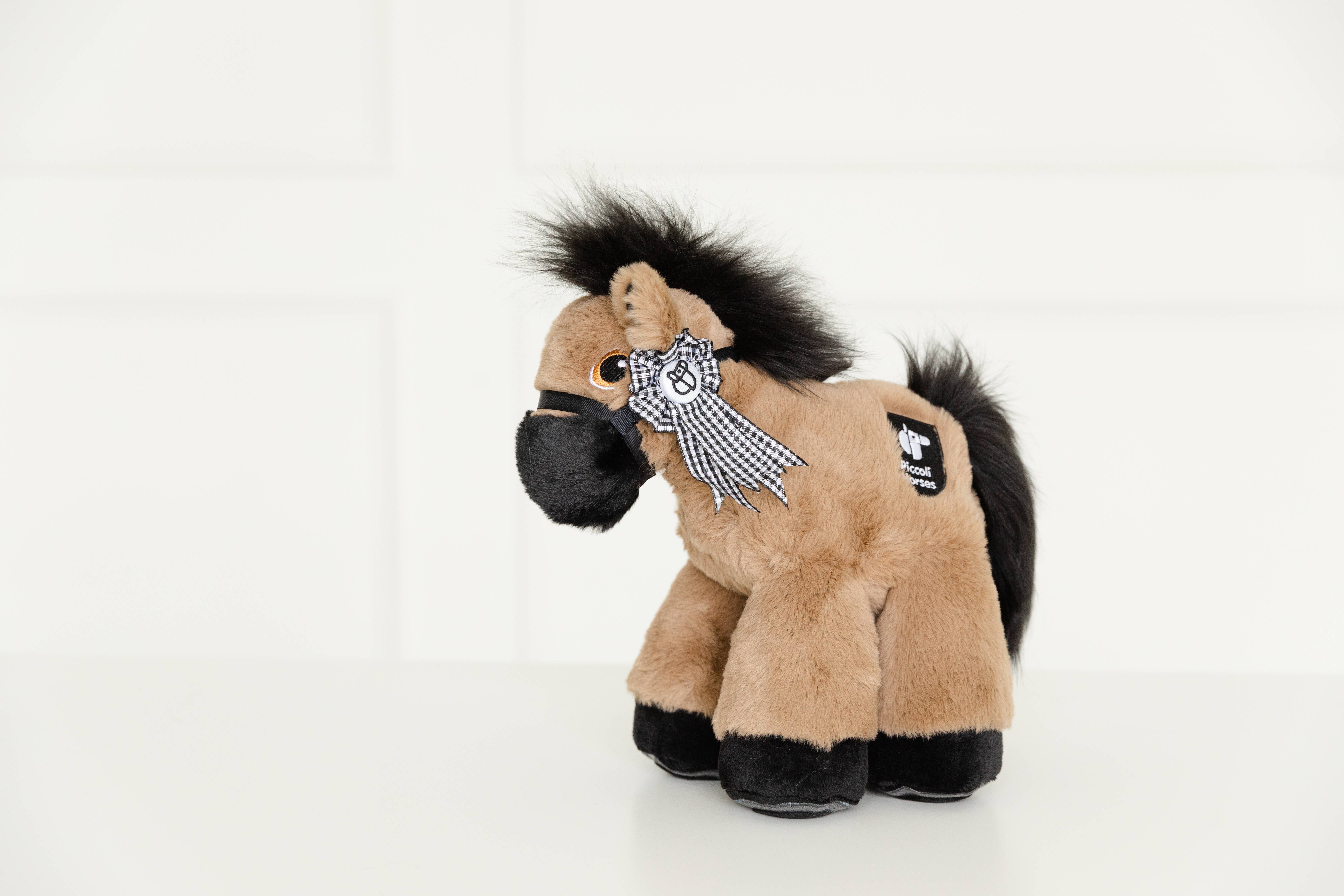 Piccoli Horses - Wholesale Stuffed/Plush Toy - Kids & Baby - ENGLISH PONY — BROWN/BLACK2