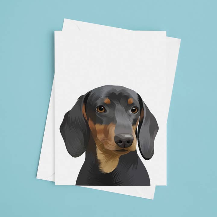 Tarjeta Dachsund para venta al por mayor de No-en designs