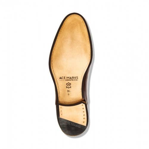 Ace Marks - Wholesale Oxford Shoes - Men's - Cap Toe Oxford Brown Antique Leather4