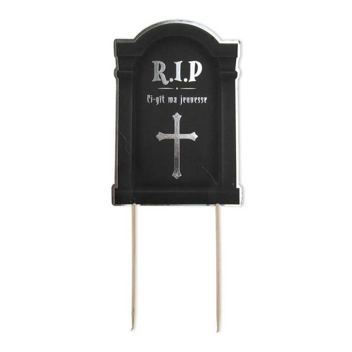 Tim&Puce Factory - Wholesale Cake/Cupcake Topper - RIP CAKE DECORATION