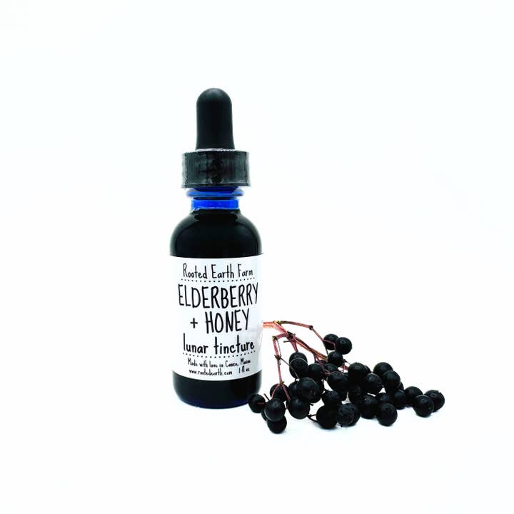Rooted Earth Farm + Apothecary - Wholesale Tincture - Elderberry + Honey Tincture - 2 Size Options