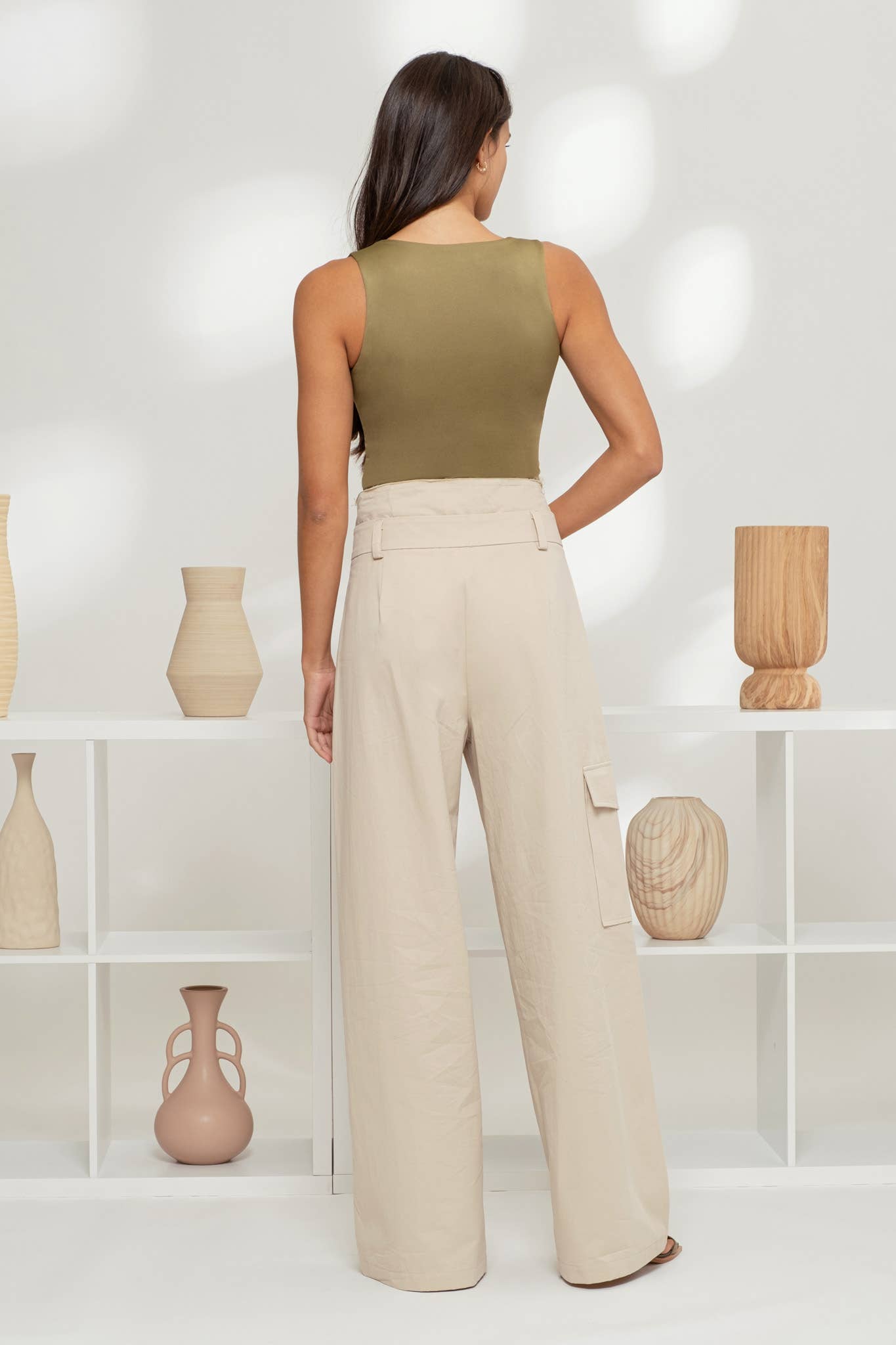 The Workshop Studio - Wholesale Knit Top - Women's - REVERSIBLE SCOOP NECK SLEEVELESS KNIT TANK TOP19