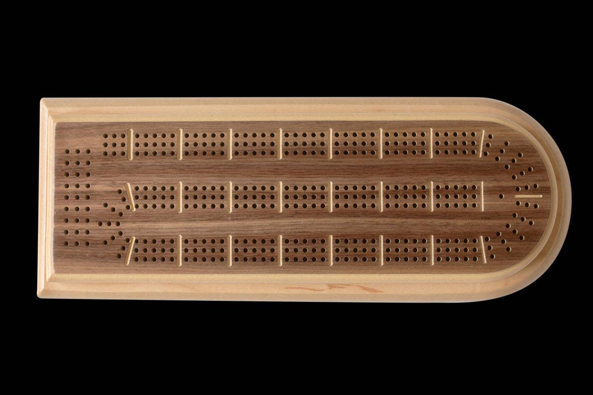 Across the Board - Wholesale Bordspel - Cribbage-spel met houten speelbord en metalen pennen4