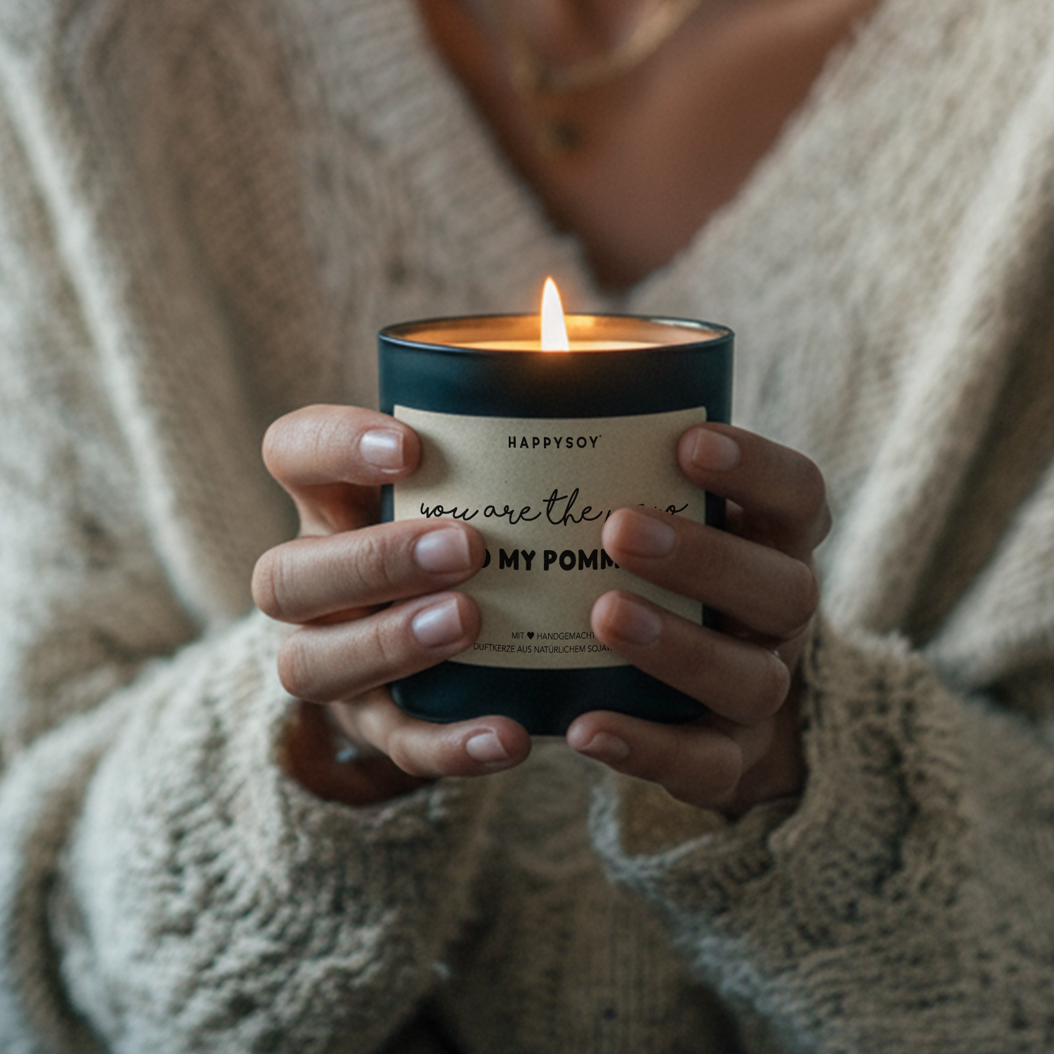 Happysoy - Wholesale Jar/Filled Candle - Scented candle - you are the mayo to my fries1