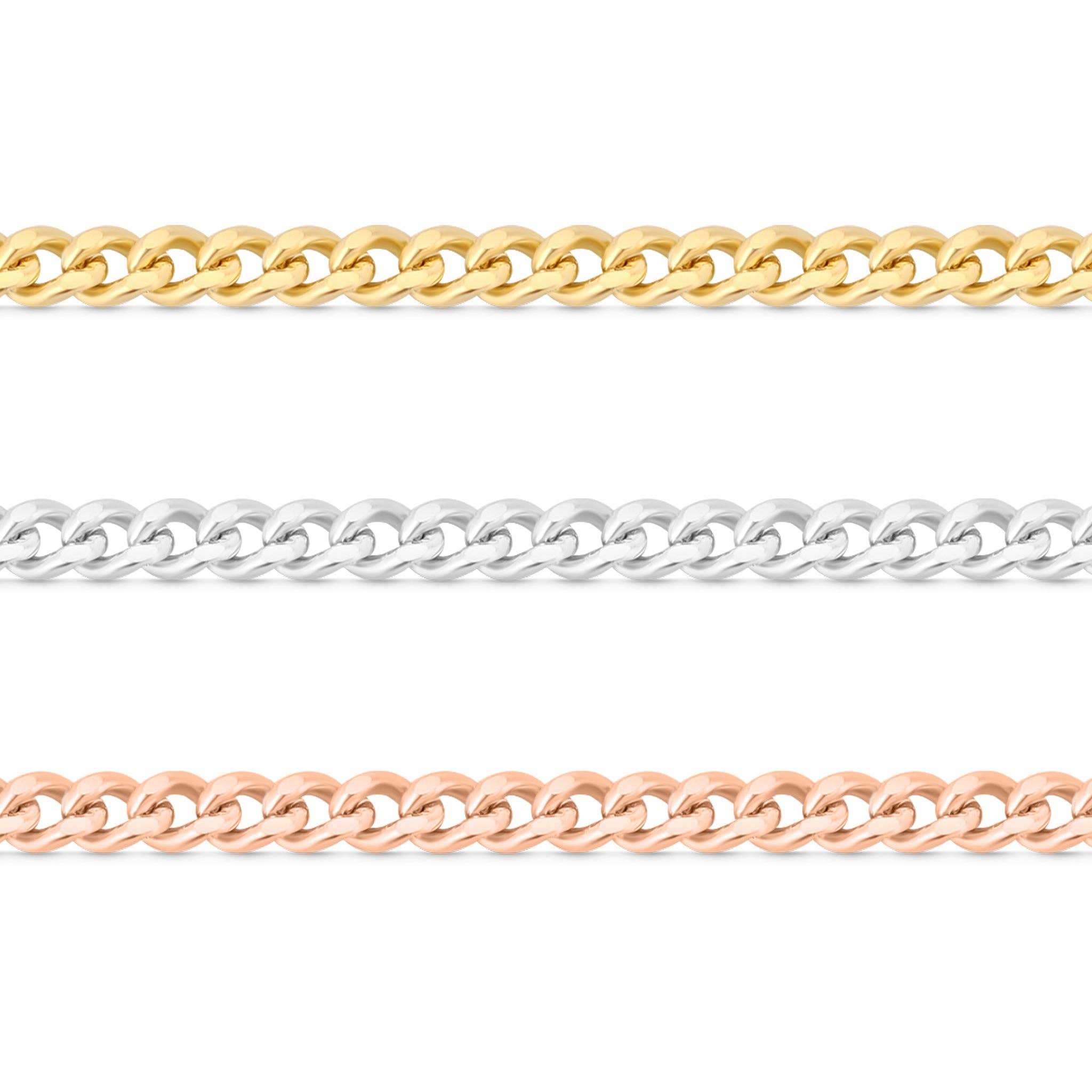 WJW - Wholesale Link & Chain Necklace - .925 Sterling Silver 1.2mm Curb Chain - By The Foot1