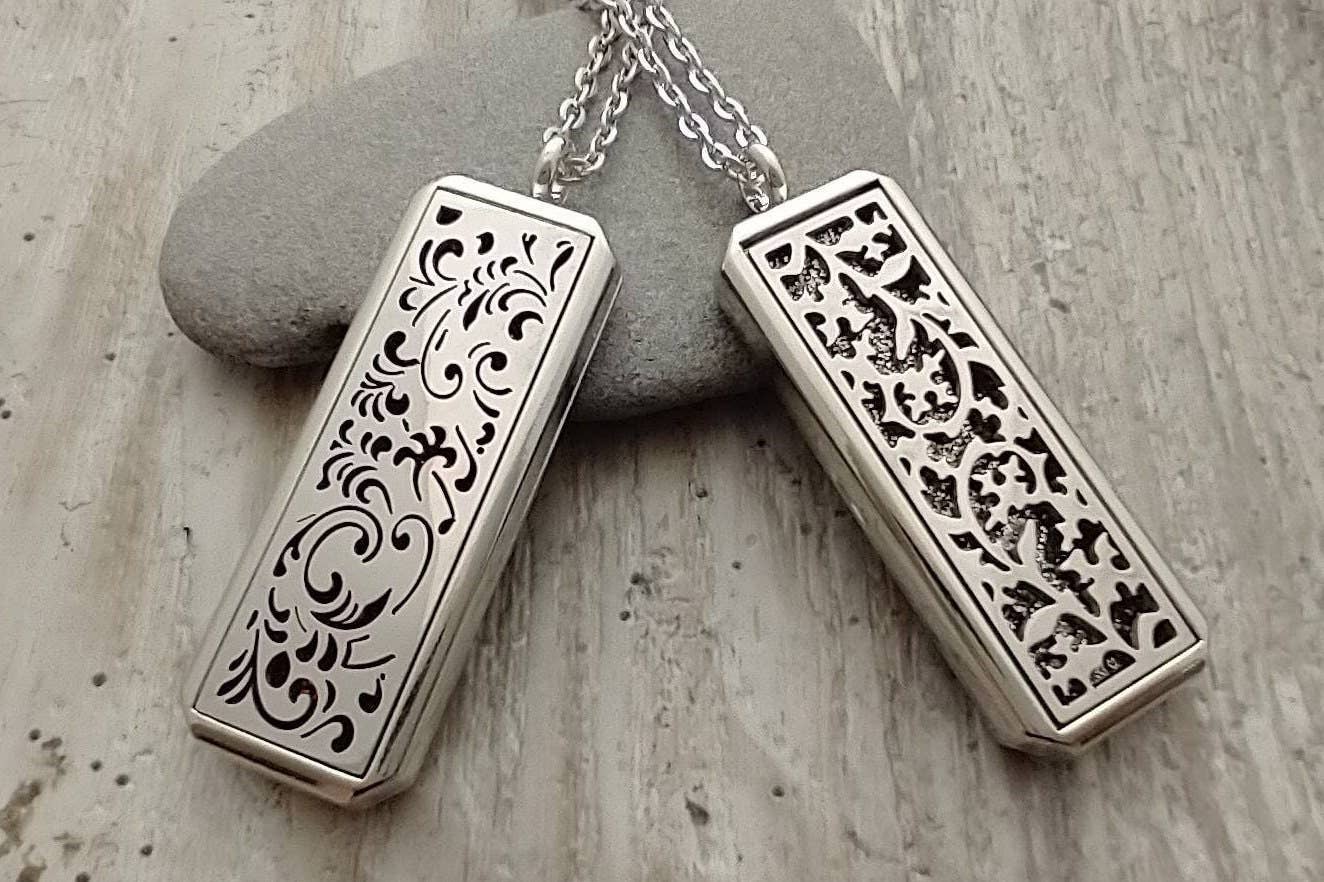 Piccadilly Pendants – wholesale Aromaterapihalsband – Aromaterapihalsband med eterisk oljediffuser och lås6