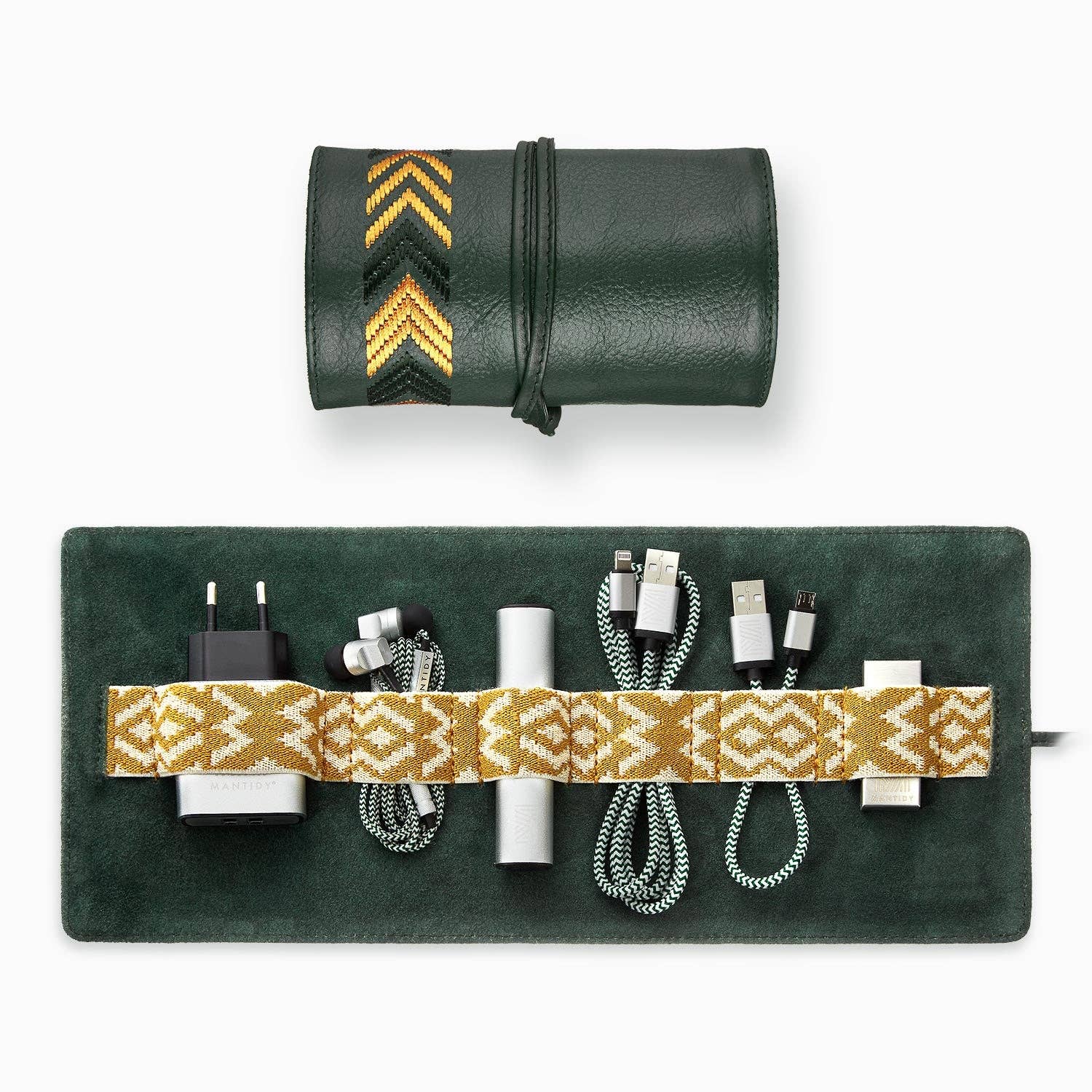 Mantidy – wholesale Travel set – Gaucho TechRoll, Racing Green3