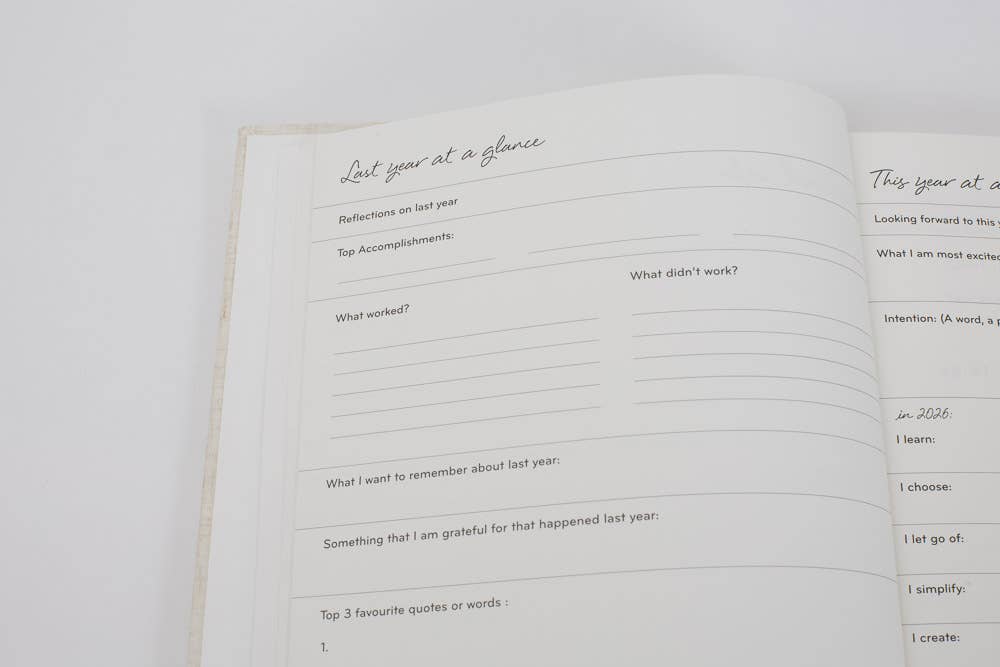 Wrinkle & Crease Paper Products - Wholesale Planner - 2026 Planner (Oatmeal Linen)6