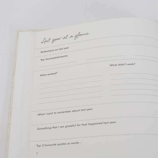 Wrinkle & Crease Paper Products - Wholesale Planner - 2026 Planner (Oatmeal Linen)6