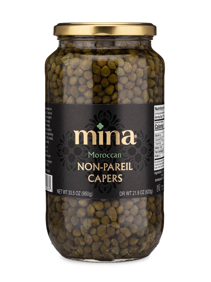 33.5 oz Non Pareil Capers for wholesale by Mina