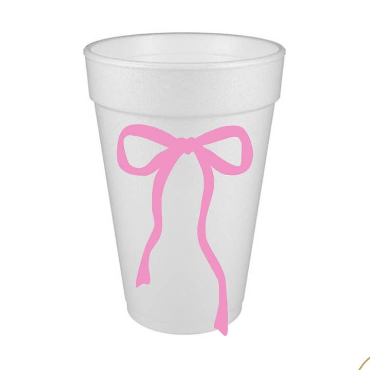 Bow Styrofoam Cup for wholesale by Girl Happy