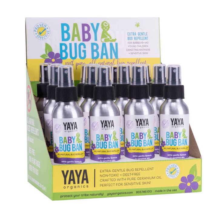 YAYA Organics - Wholesale Insect Repellent - Baby Bug Ban Repellent - 4 oz.1