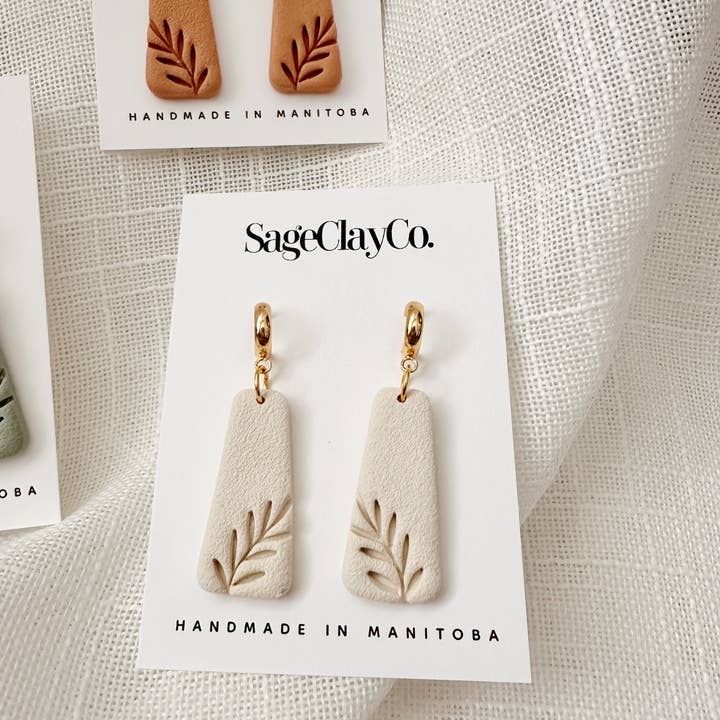 SageClayCo - Wholesale Dangle Earrings - Dawn | Handmade Polymer Clay Earrings3