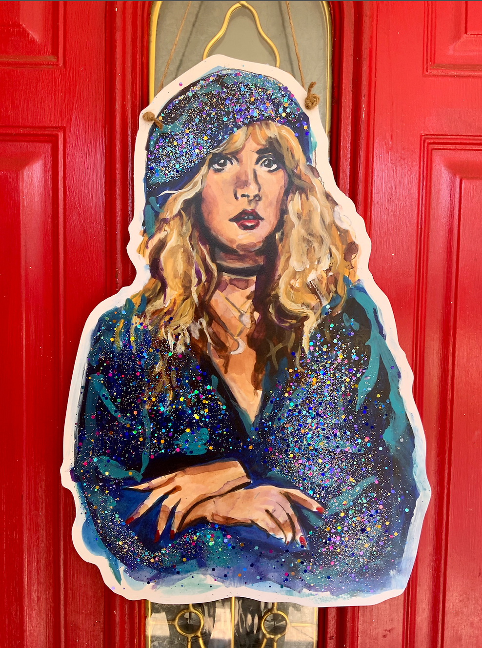 504 Funk – wholesale Door hanger – Stevie Nicks Door Hanger0