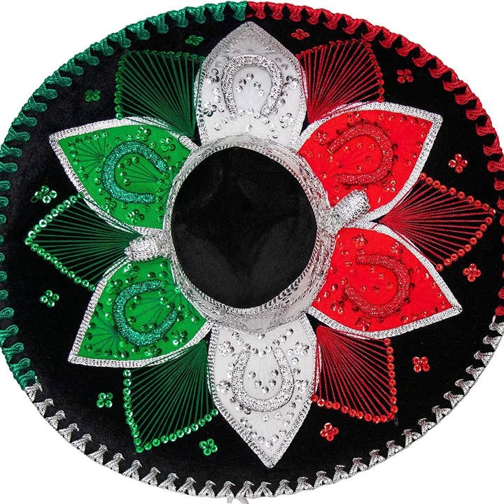 FESTMEX - Wholesale Cowboy Hat - Unisex - Authentic Adult Mexican Sombrero Mariachi Charro Hat, Premium Mexican Hat for Costume Parties, 5 de Mayo, 16 de Septiembre3