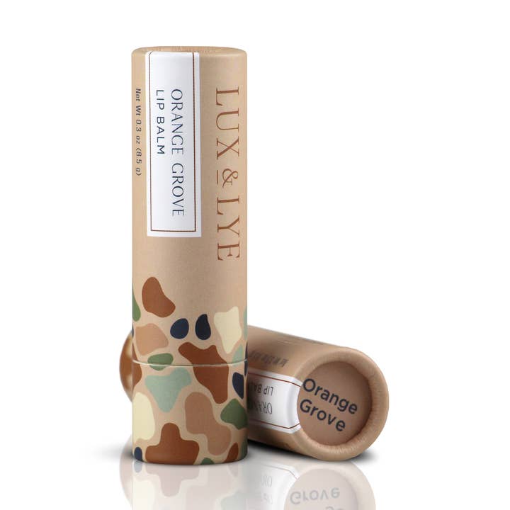 Orange Grove Lip Balm for wholesale by Lux & Lye LLC