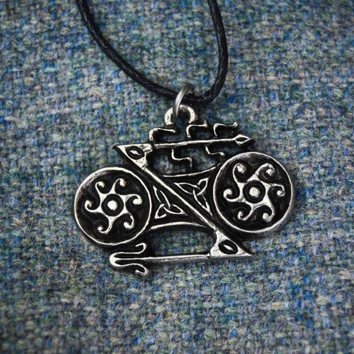 Asgard – wholesale Pendant/charm necklace – Double Disc and Z Rod Pictish/Scottish Pendant