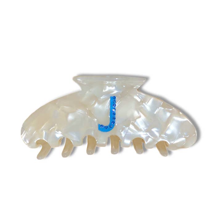 Ecofriendly Acetate Initial Claw - J for wholesale by HoneyLux