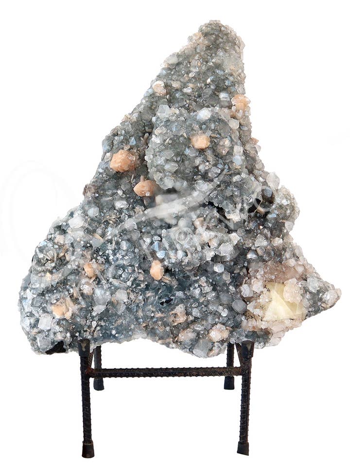 (PC)SPÉCIMEN - APOPHYLLITE & STILBITE AVEC SUPPORT 21 X 15 pour la vente par Oceanic Linkways Inc