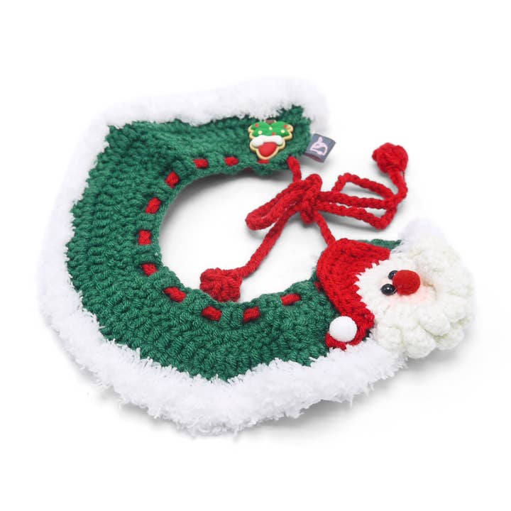 Dogo Pet - Wholesale Pet Scarf - Cat/Dog - Santa Crochet Collar Scarf1