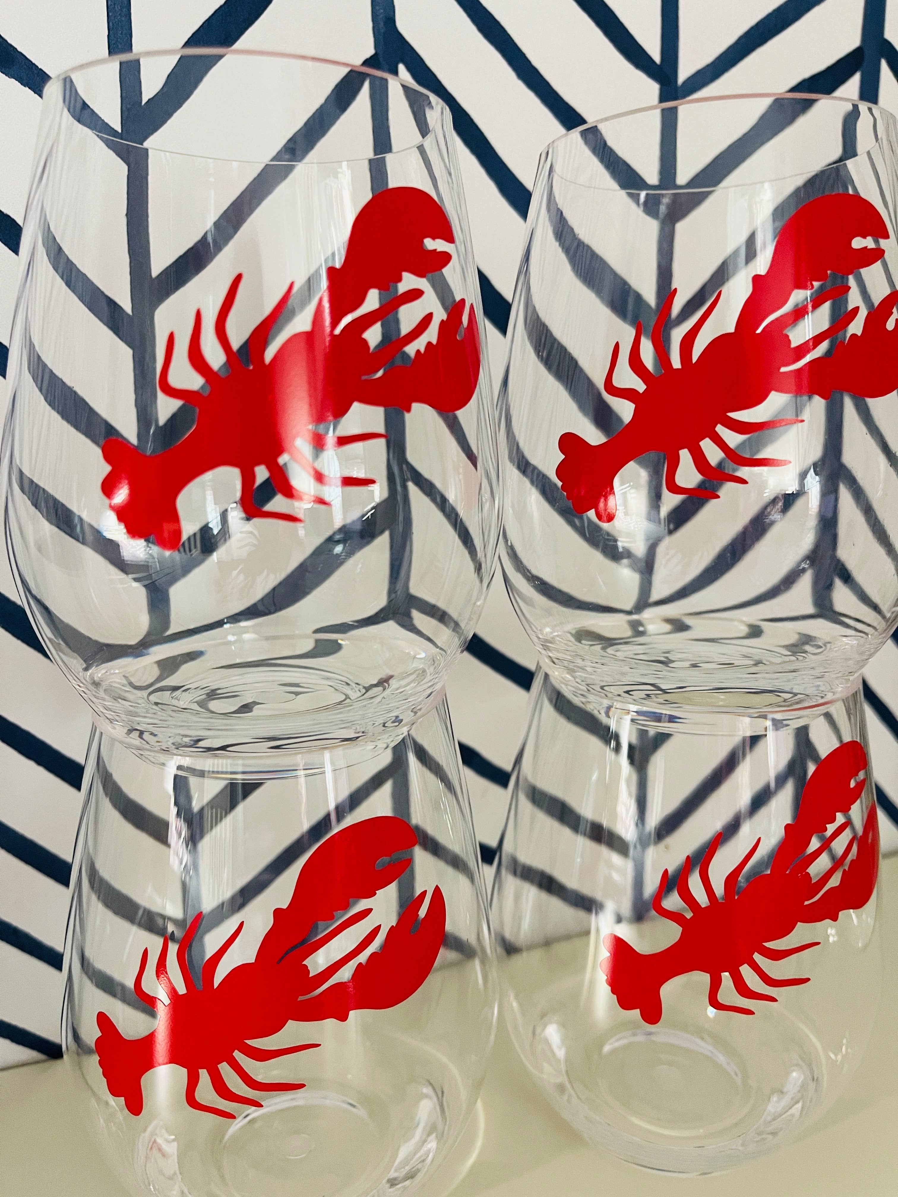 Everything Labeled- Decorative drinkware for every ocassion – Engroshandel Vinglas – Hummerstammeløs akrylvinglas | Kyst3