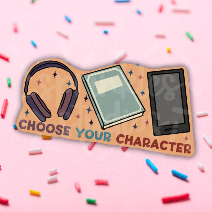 Choose Your Character Vinyl Sticker for wholesale by Sprinkles Studios