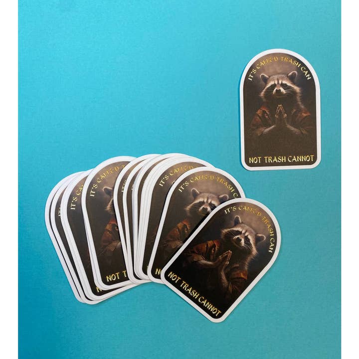 Otto's Grotto - Wholesale Sticker - Funny Patron Saint of Trash Sticker - It's Trash Can!1