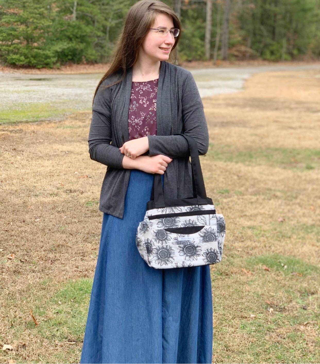 Modesty n Mind - Wholesale Tote Bag - Women's - Sunflower Mini Everything Tote3