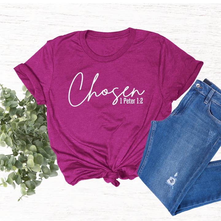 Chosen T-Shirt for wholesale by ClayHill Engraving