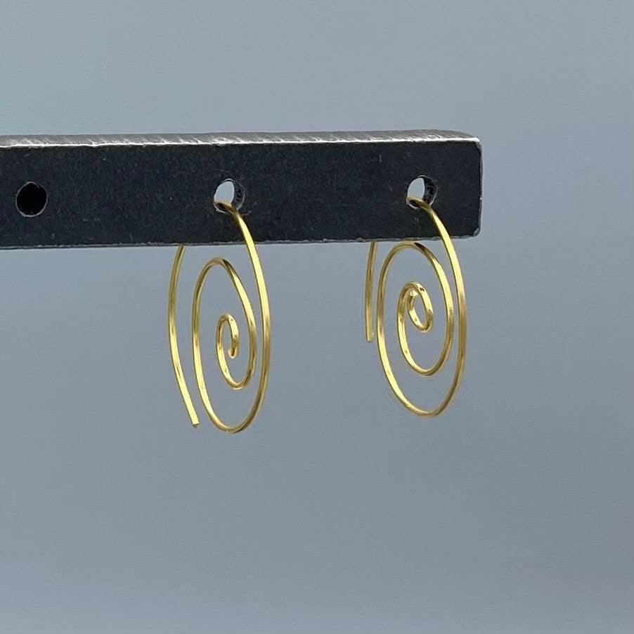Something Silver - Wholesale Hoop Earrings - Spiral Threader Hoops0