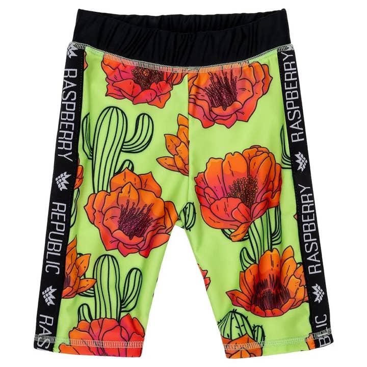 Pigebadeshorts UV50+ - Figenkaktus for engroshandel hos Raspberry Republic